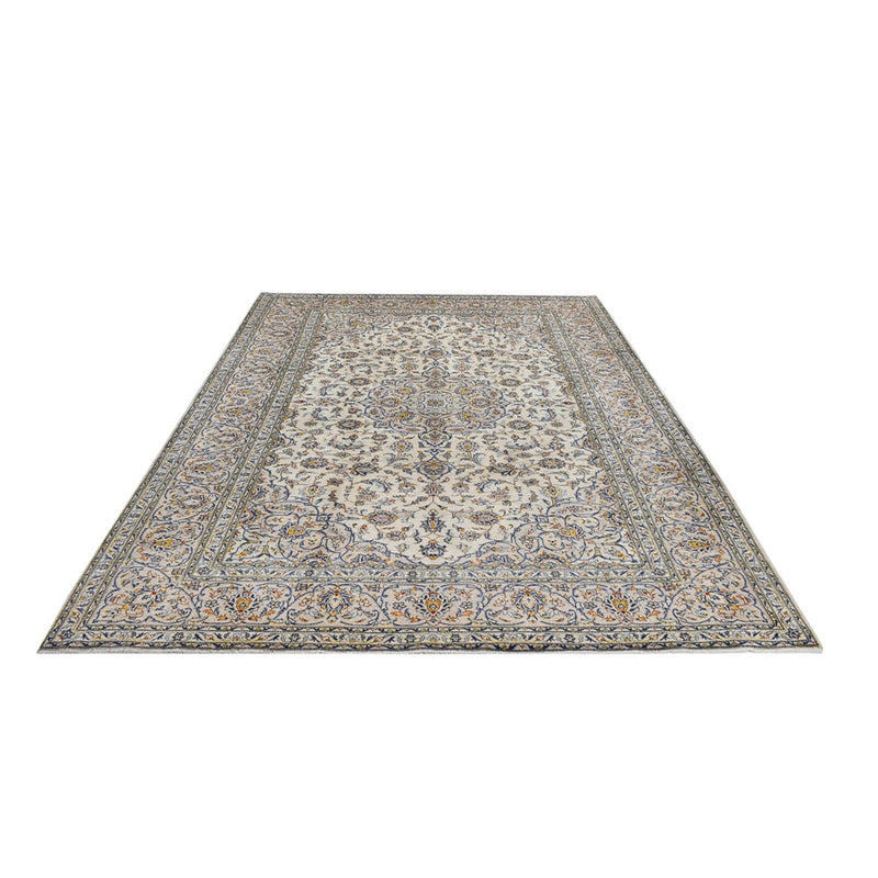Persisk tæppe - Keshan - Royal - 345 x 245 cm - grå