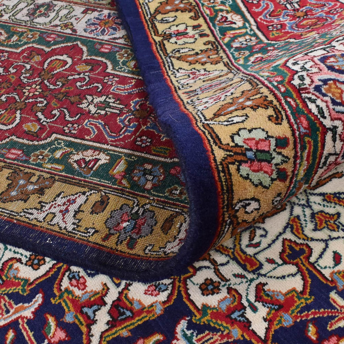 Persisk tæppe - Tabriz - Royal - 412 x 300 cm - flerfarvet