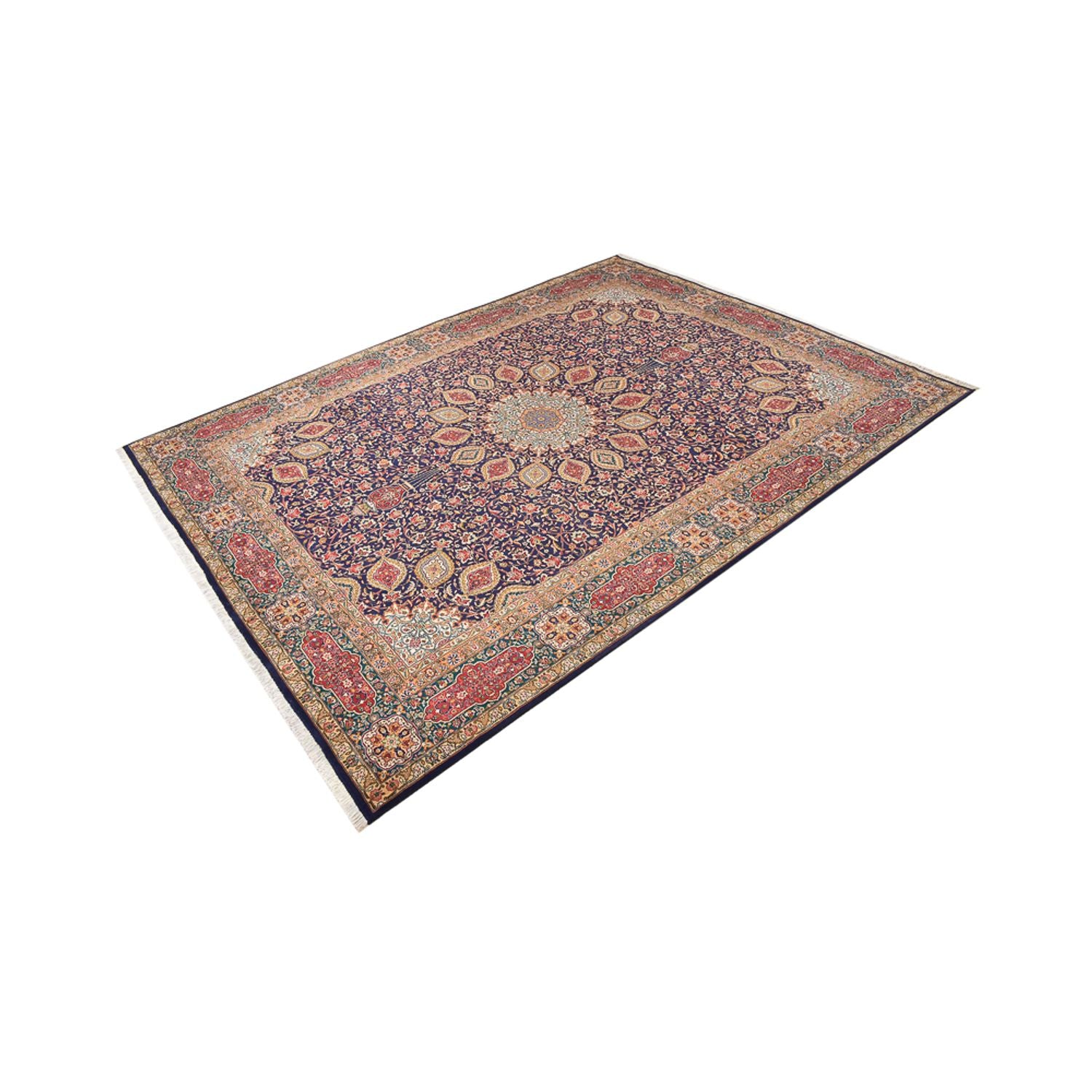 Persisk tæppe - Tabriz - Royal - 400 x 300 cm - lilla