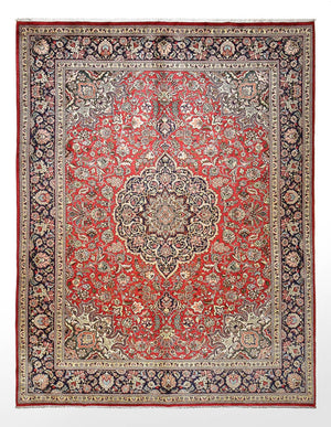 Persisk tæppe - Tabriz - Royal - 396 x 302 cm - rød