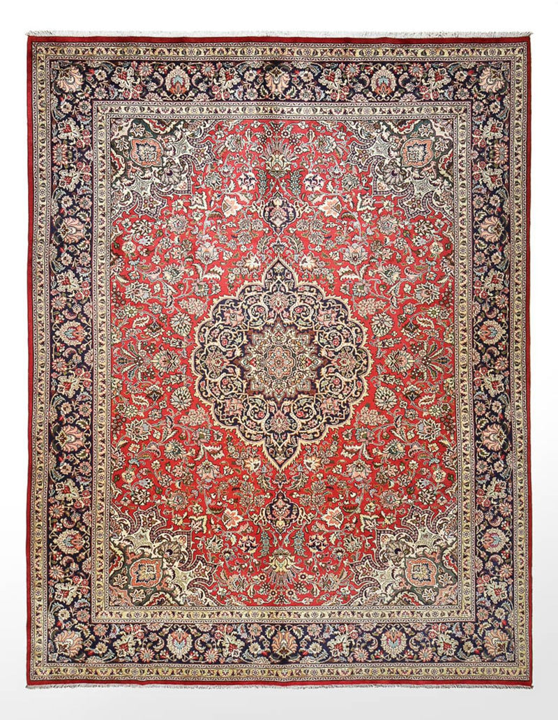 Persisk tæppe - Tabriz - Royal - 396 x 302 cm - rød
