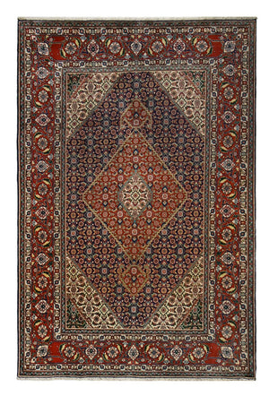 Persisk tæppe - Tabriz - Royal - 300 x 200 cm - mørkebrun