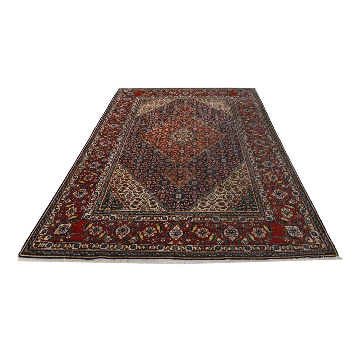 Persisk tæppe - Tabriz - Royal - 300 x 200 cm - mørkebrun