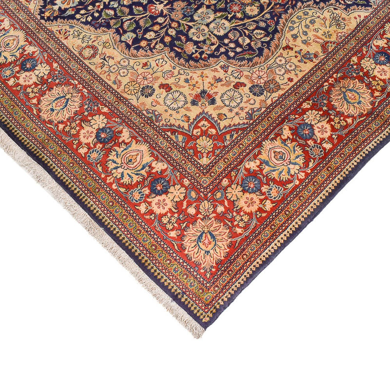 Persisk tæppe - Tabriz - Royal - 381 x 250 cm - mørkeblå