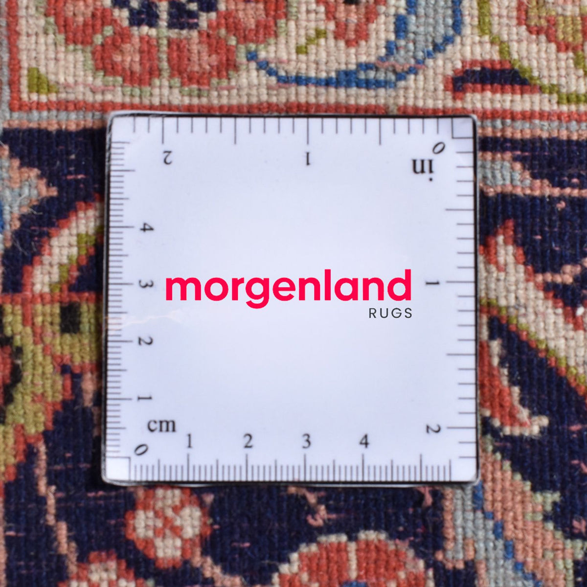 Persisk tæppe - Bijar - 310 x 207 cm - lysrød