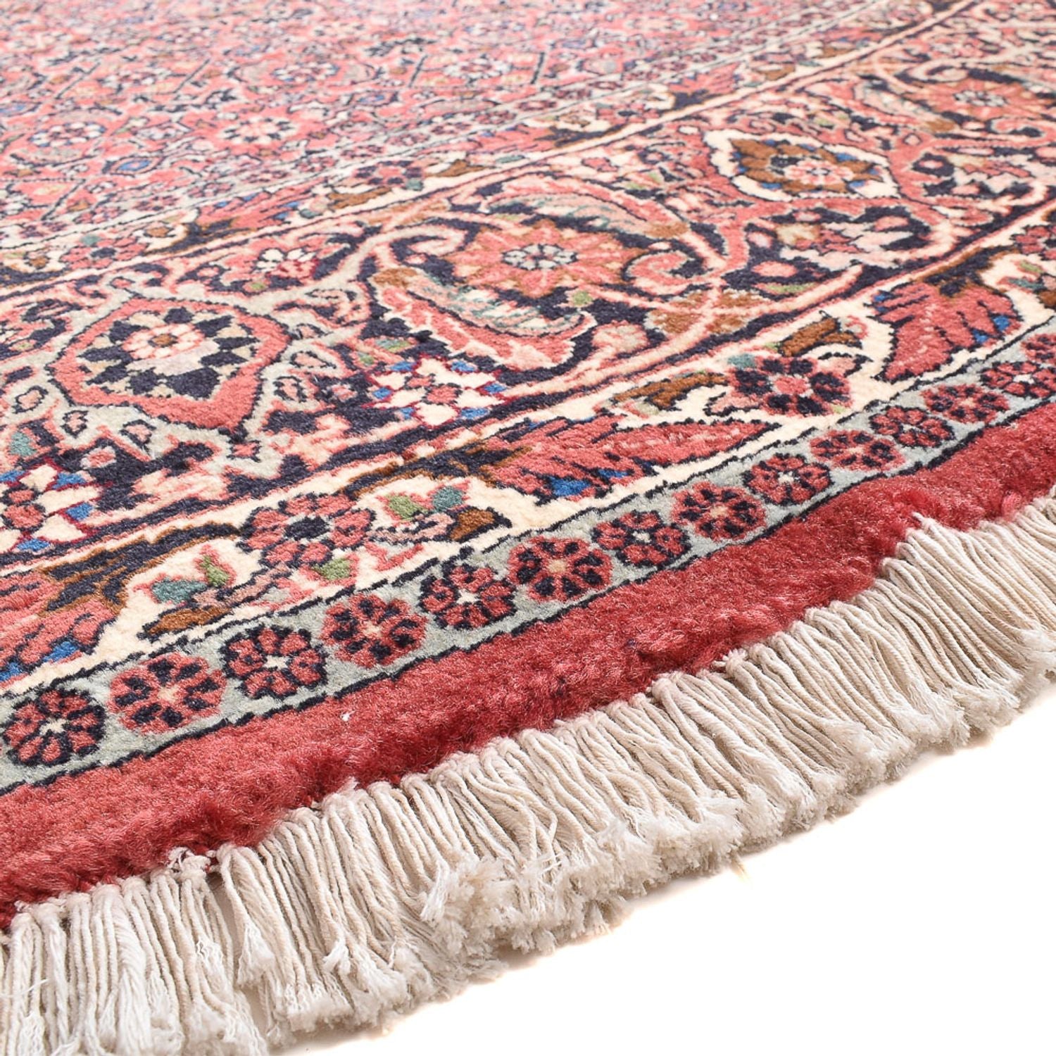 Persisk tæppe - Bijar rundt  - 255 x 255 cm - rust
