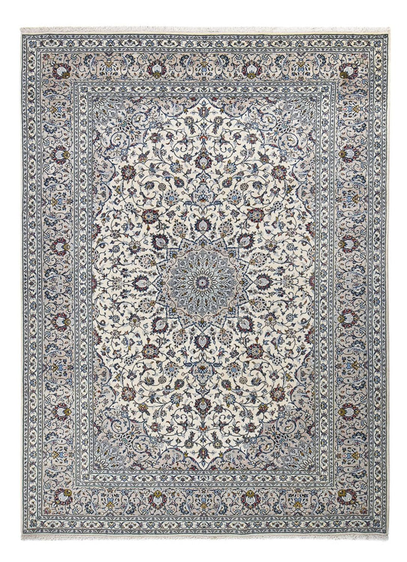 Persisk tæppe - Keshan - Royal - 348 x 250 cm - grå
