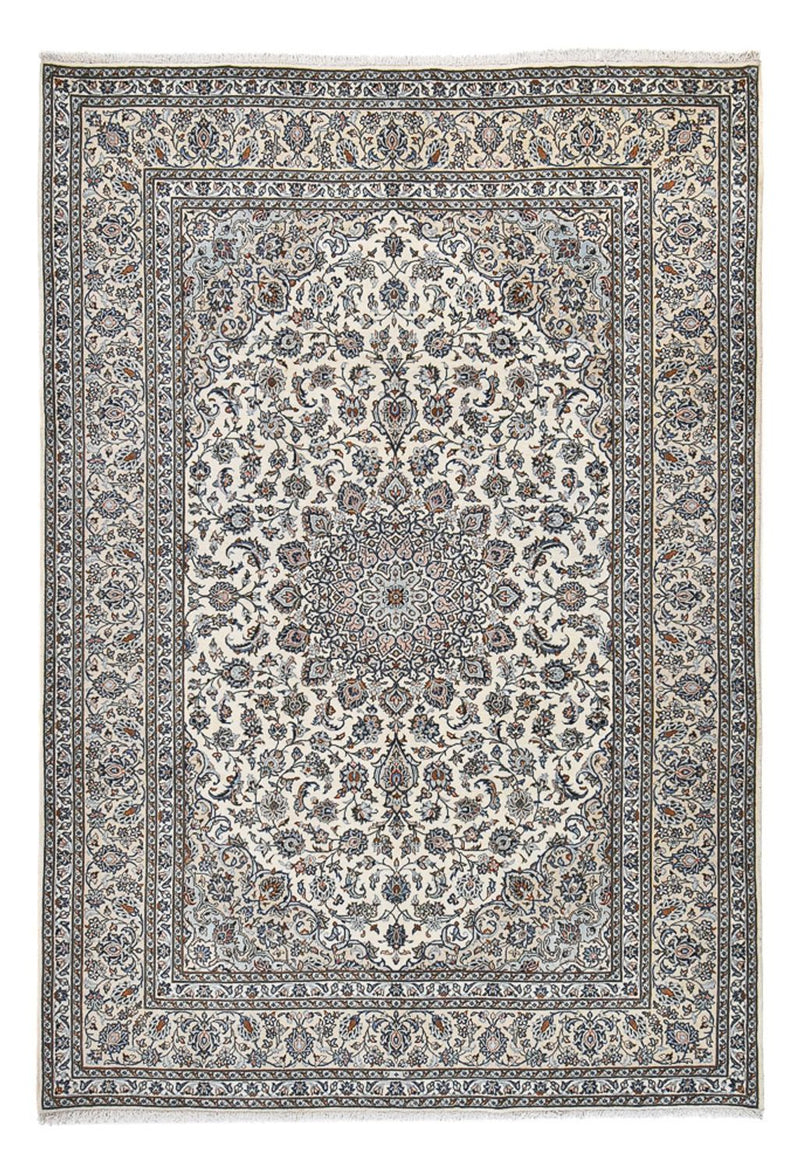 Persisk tæppe - Keshan - Royal - 362 x 245 cm - grå
