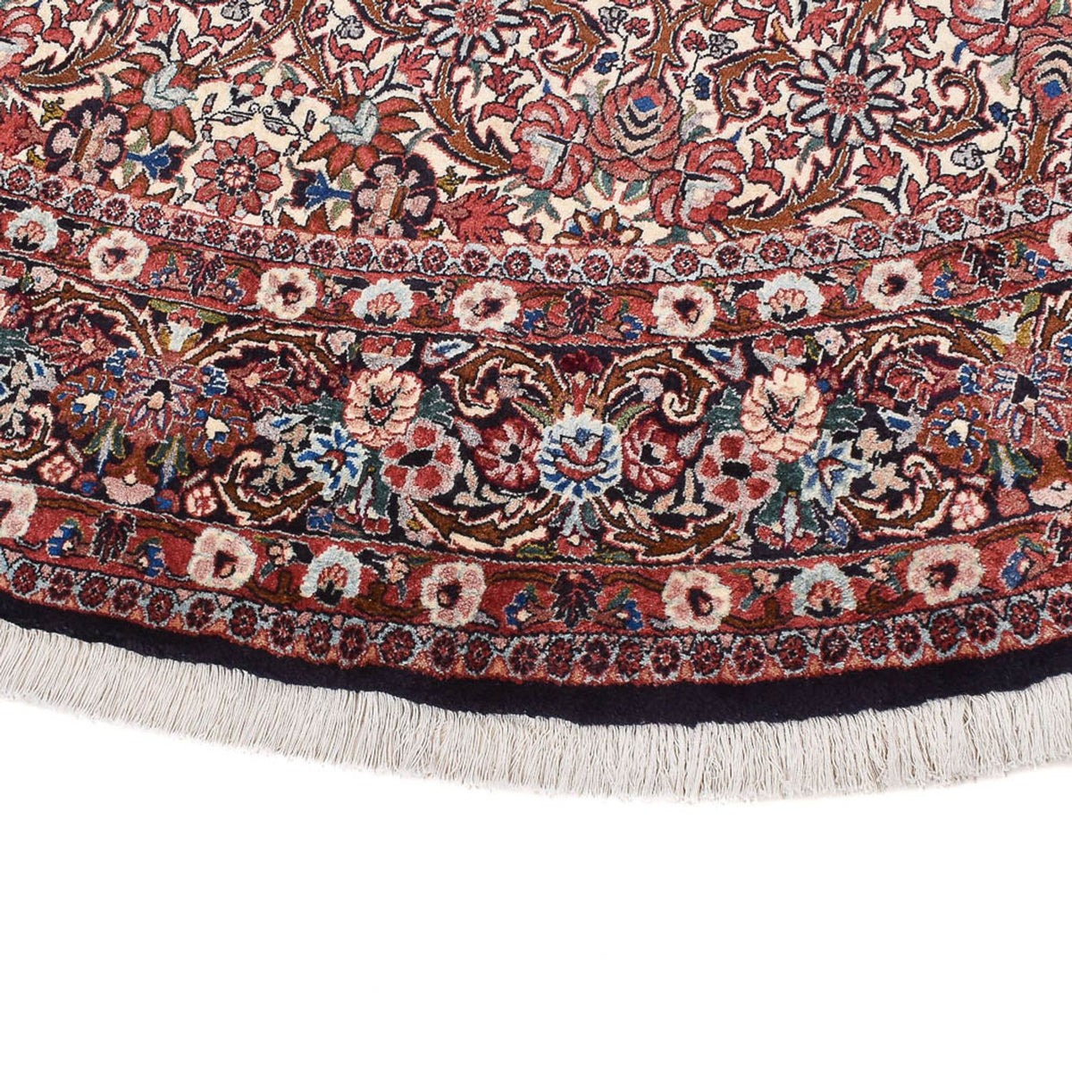 Persisk tæppe - Bijar rundt  - 250 x 250 cm - rust