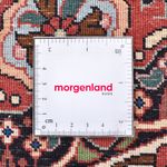 Persisk tæppe - Bijar rundt  - 300 x 300 cm - lysrød