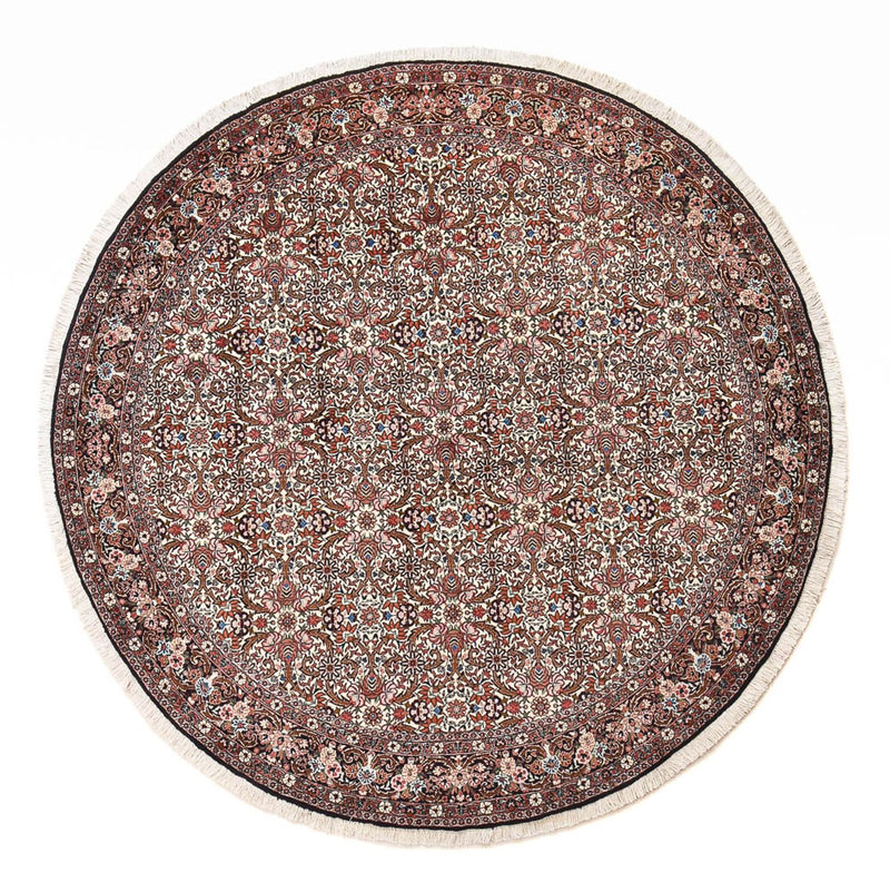 Persisk tæppe - Bijar rundt  - 250 x 250 cm - rust
