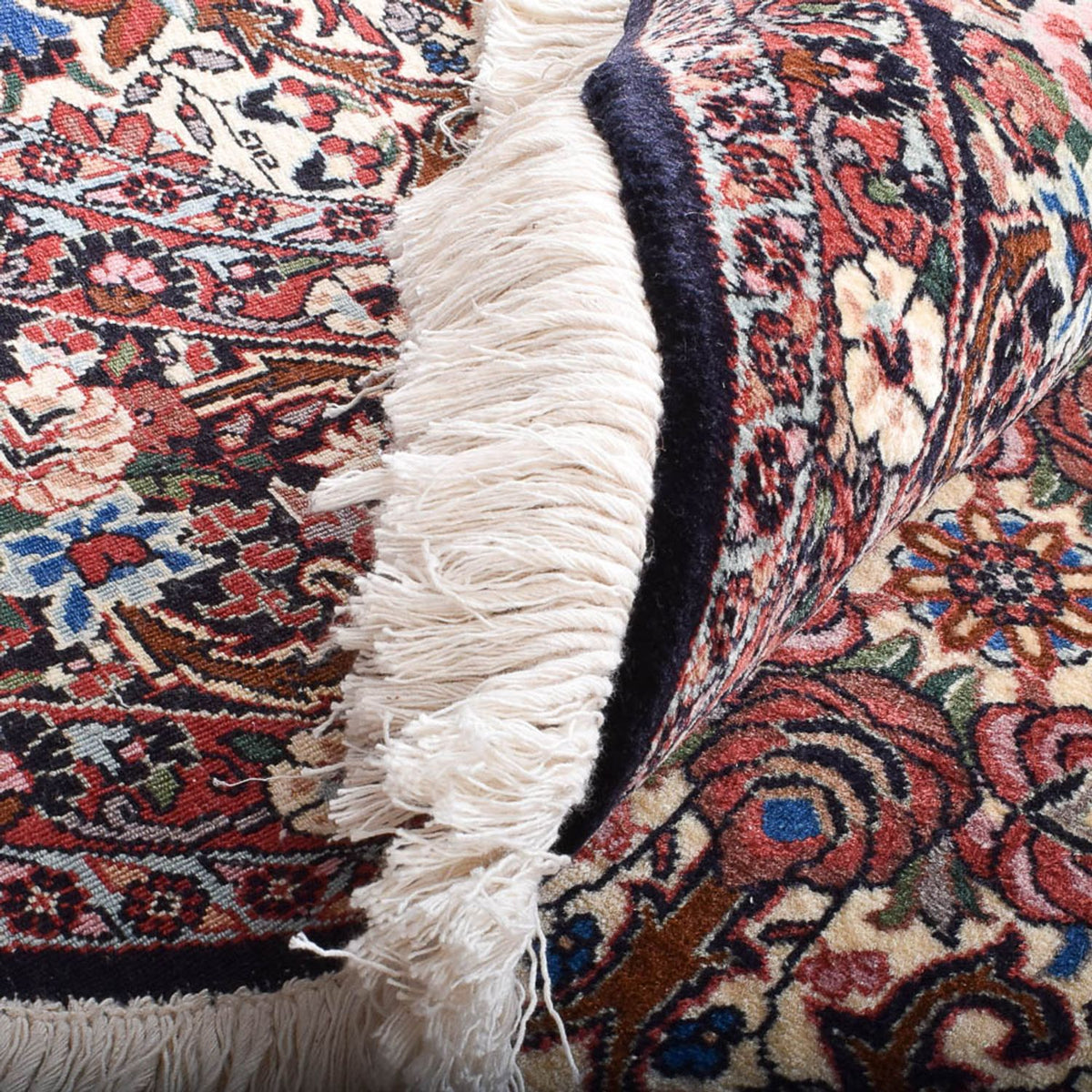 Persisk tæppe - Bijar rundt  - 250 x 250 cm - rust