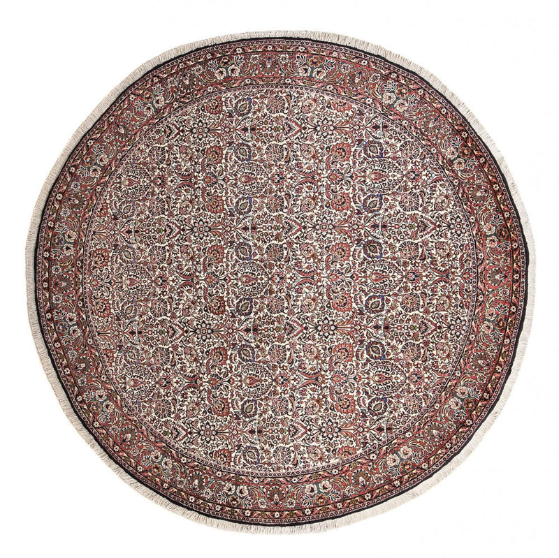 Persisk tæppe - Bijar rundt  - 250 x 250 cm - rust