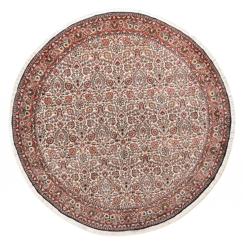 Persisk tæppe - Bijar rundt  - 250 x 250 cm - rust