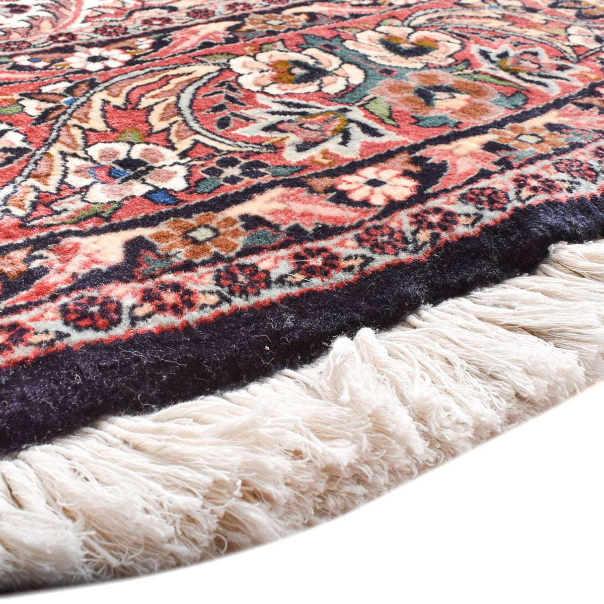 Persisk tæppe - Bijar rundt  - 250 x 250 cm - rust