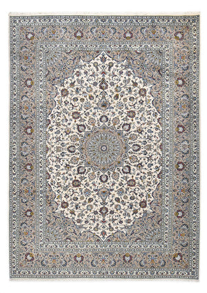 Persisk tæppe - Keshan - Royal - 343 x 250 cm - grå