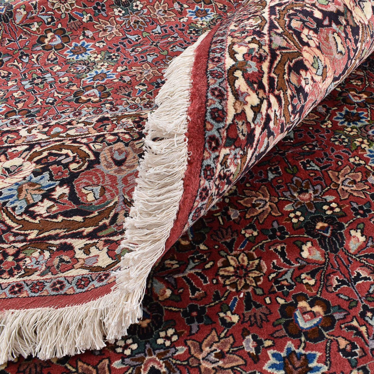 Persisk tæppe - Bijar rundt  - 400 x 400 cm - rust