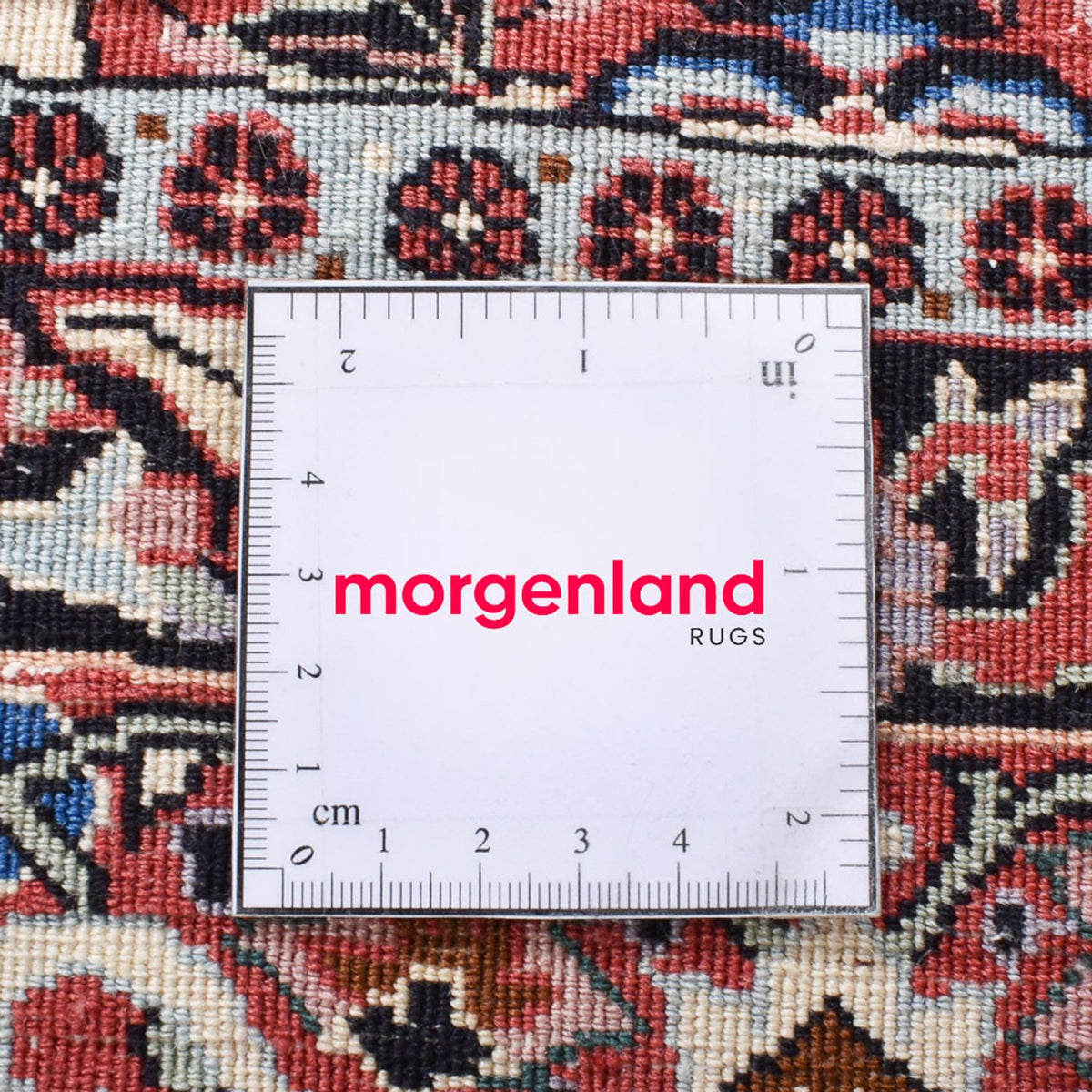 Persisk tæppe - Bijar rundt  - 245 x 245 cm - rust