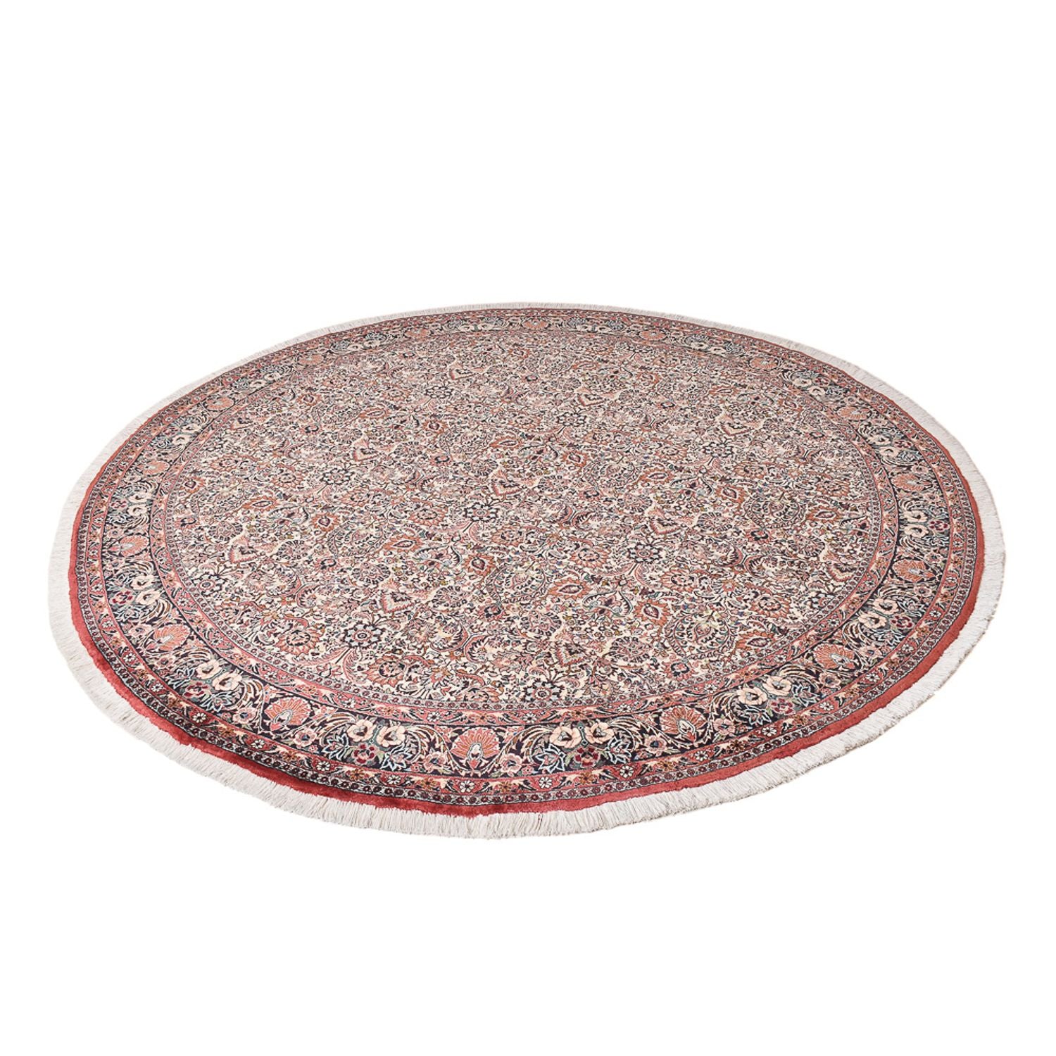 Persisk tæppe - Bijar rundt  - 250 x 250 cm - rust