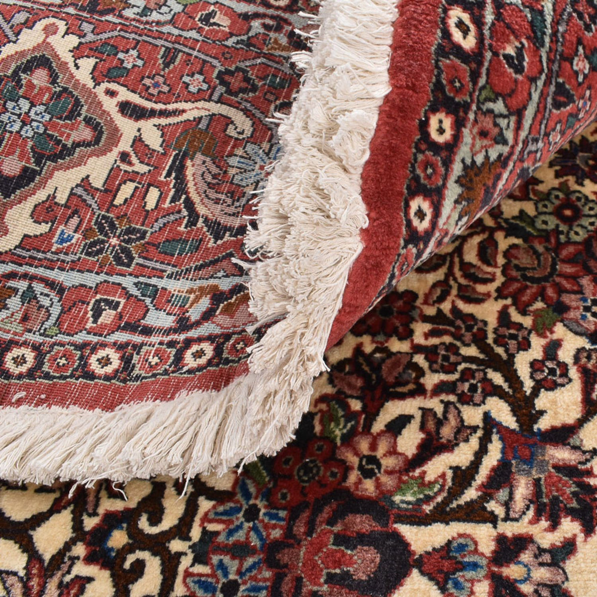 Persisk tæppe - Bijar rundt  - 300 x 300 cm - rust