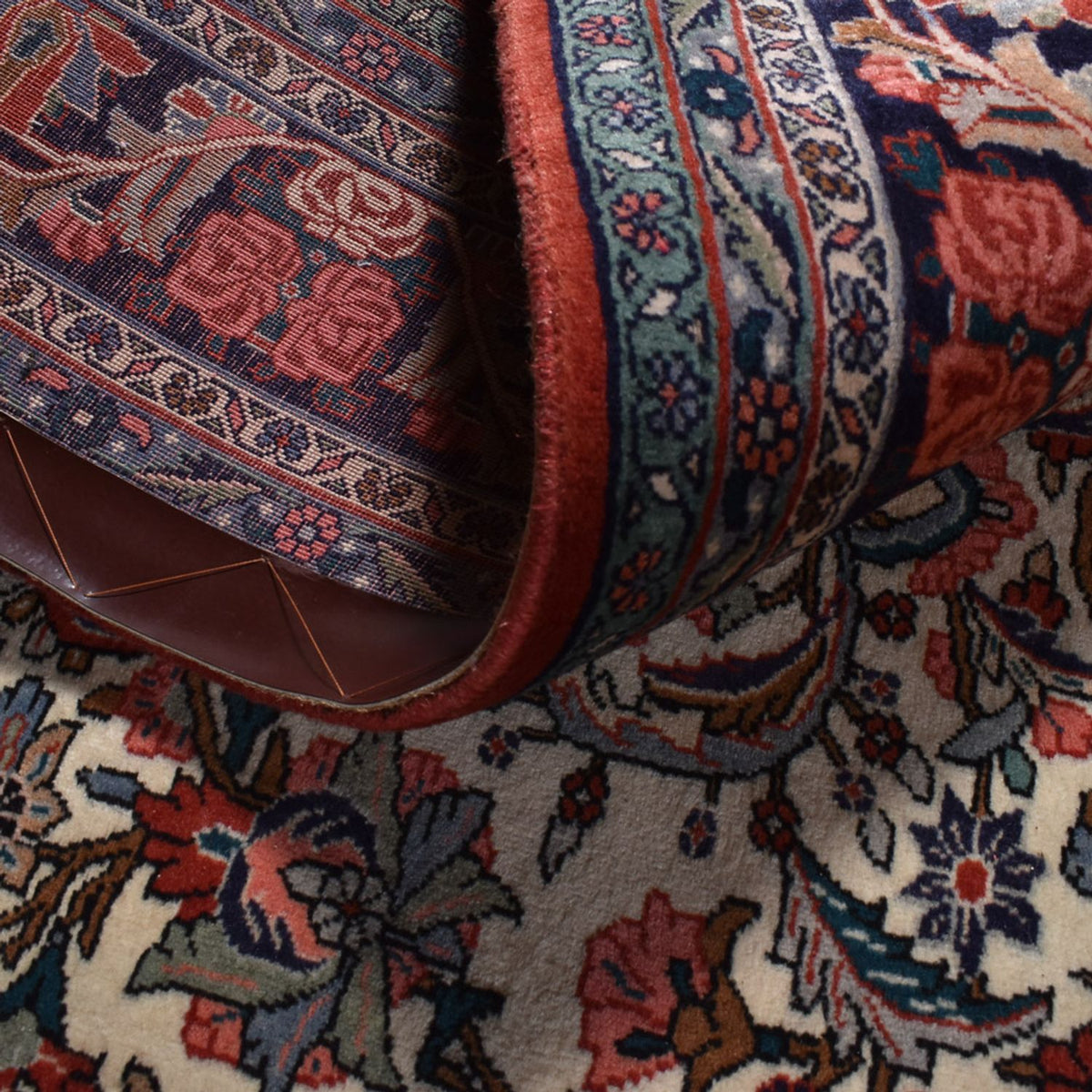 Persisk tæppe - Bijar - 303 x 222 cm - sand