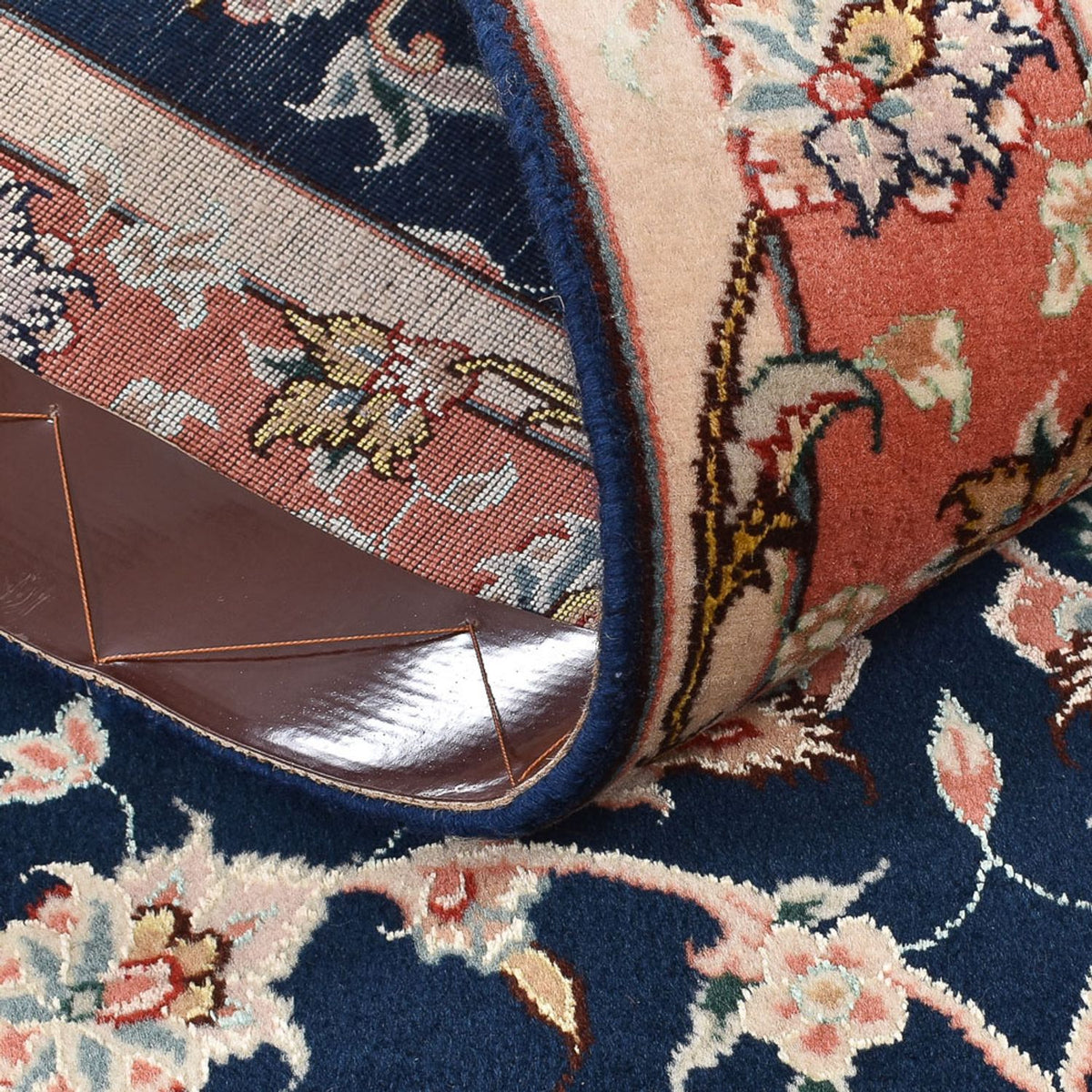 Løber Persisk tæppe - Tabriz - Royal - 191 x 78 cm - mørkeblå