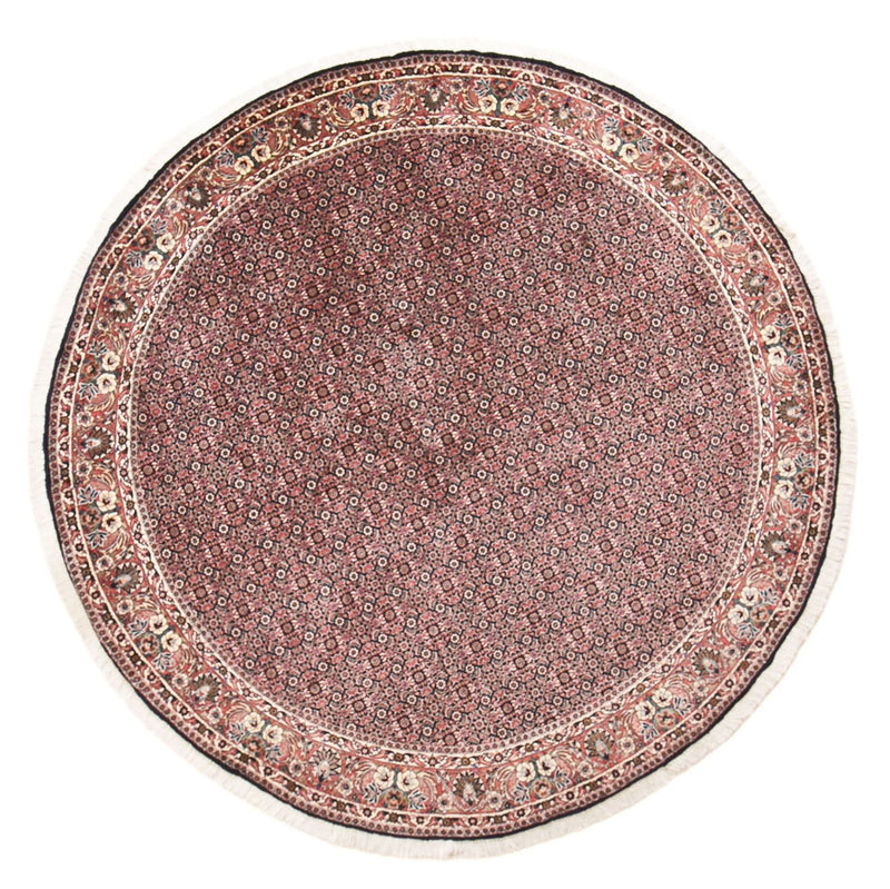 Persisk tæppe - Bijar rundt  - 255 x 255 cm - rust