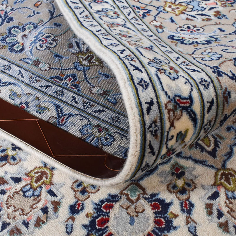Persisk tæppe - Keshan - Royal - 354 x 240 cm - grå