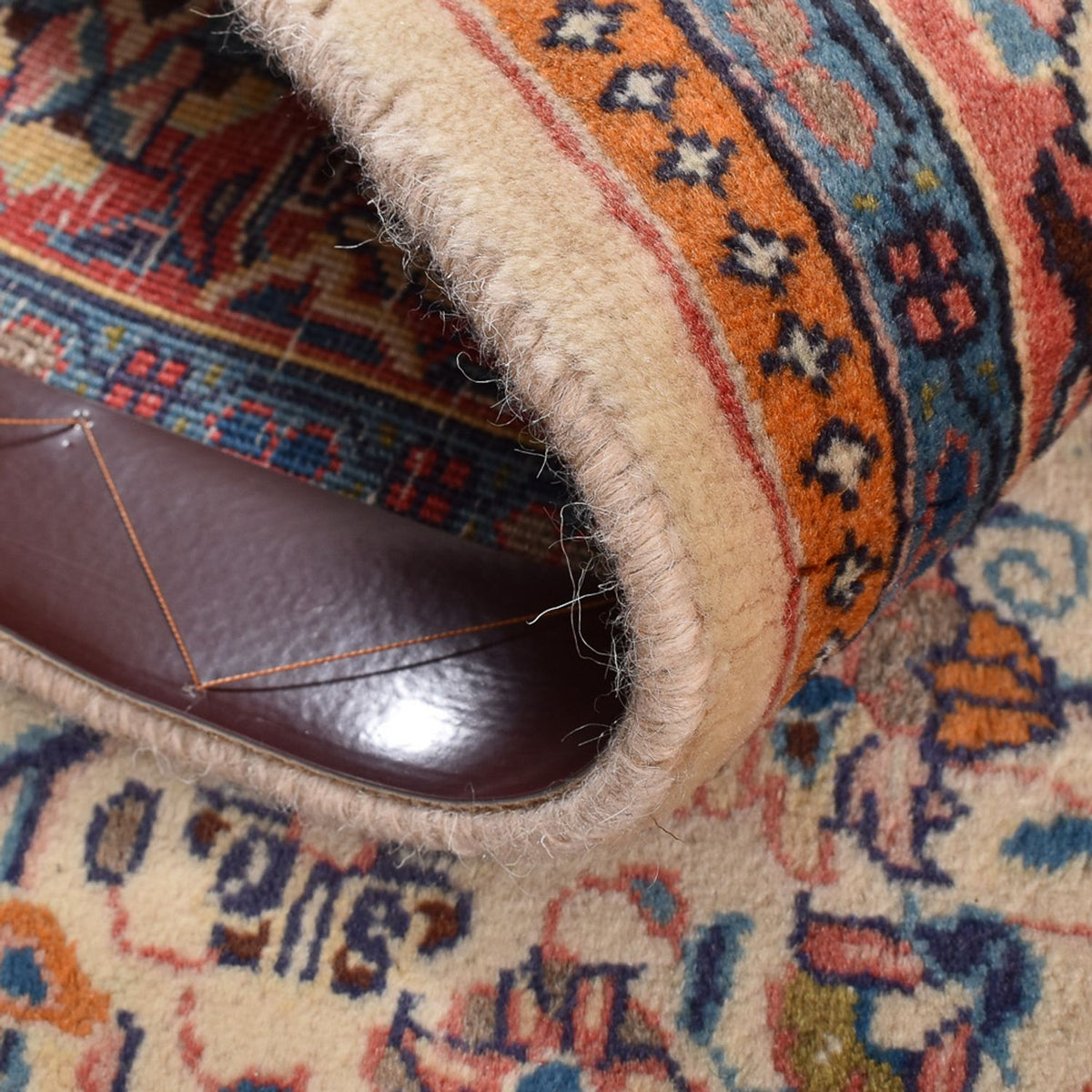 Løber Persisk tæppe - Nomadisk - 226 x 129 cm - lys beige