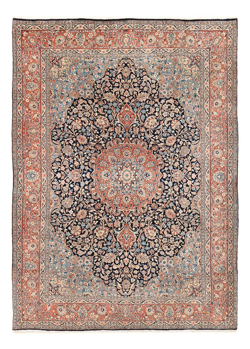 Persisk tæppe - Royal - 290 x 210 cm - mørkeblå