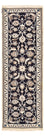 Løber Persisk tæppe - Nain - Royal - 186 x 65 cm - mørkeblå
