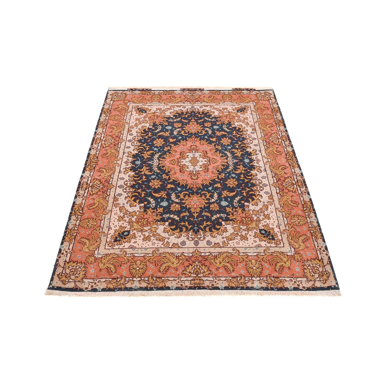 Persisk tæppe - Tabriz - Premium - 202 x 148 cm - flerfarvet