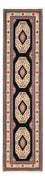 Løber Persisk tæppe - Tabriz - Premium - 305 x 75 cm - mørkeblå