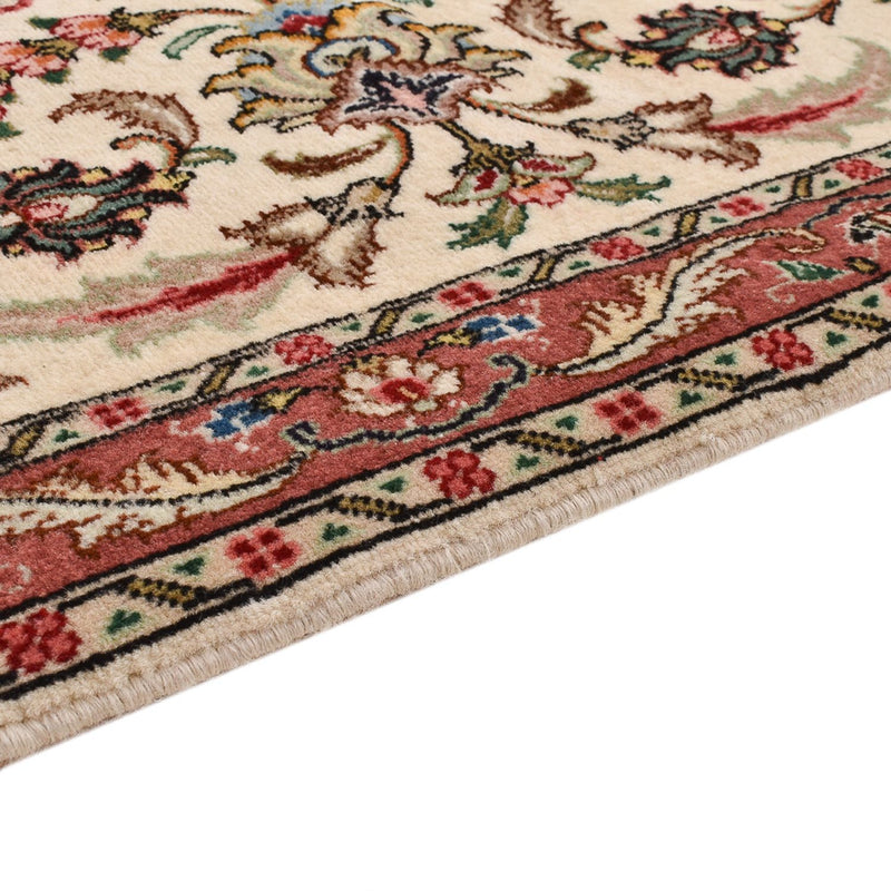 Løber Persisk tæppe - Tabriz - Premium - 255 x 70 cm - sand