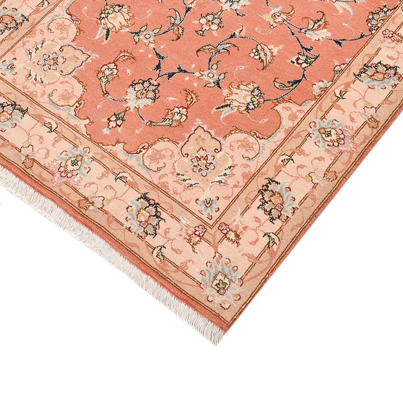Løber Persisk tæppe - Tabriz - Royal - 203 x 80 cm - lysrød