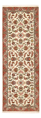 Løber Persisk tæppe - Tabriz - Royal - 202 x 71 cm - creme