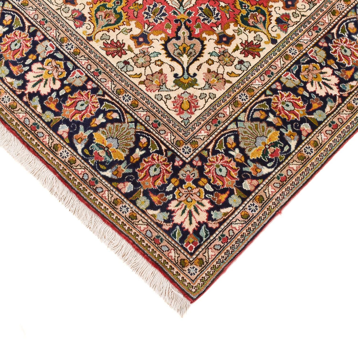 Persisk tæppe - Tabriz - Royal - 198 x 147 cm - rød