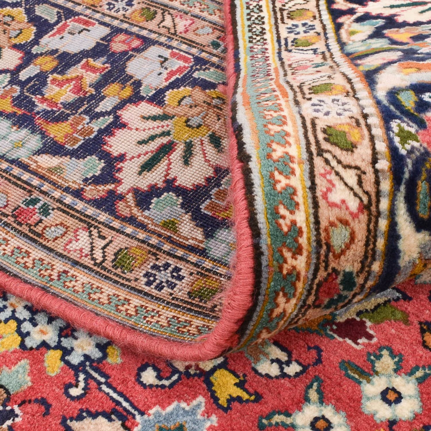 Persisk tæppe - Tabriz - Royal - 198 x 147 cm - rød