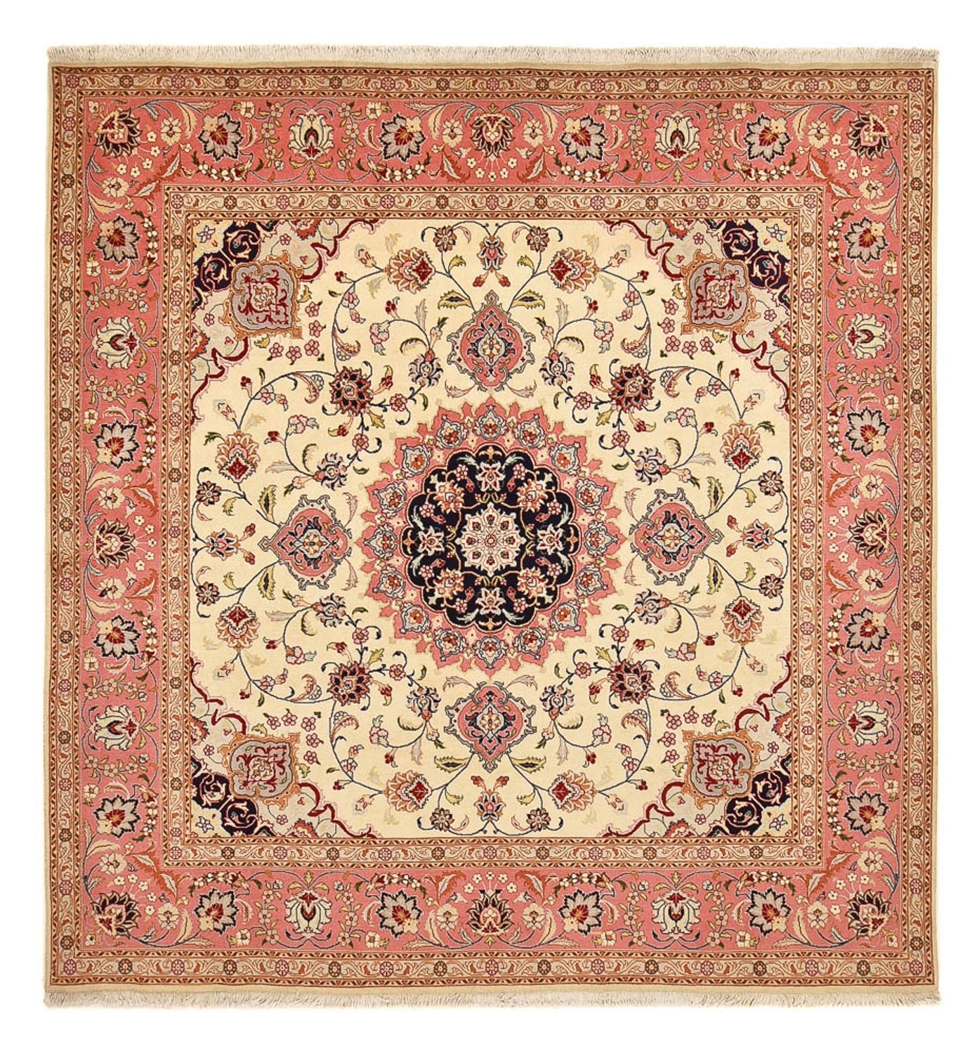 Persisk tæppe - Tabriz - Royal - 276 x 254 cm - sand