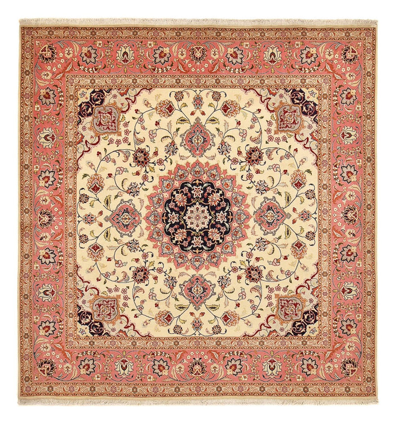 Persisk tæppe - Tabriz - Royal - 276 x 254 cm - sand