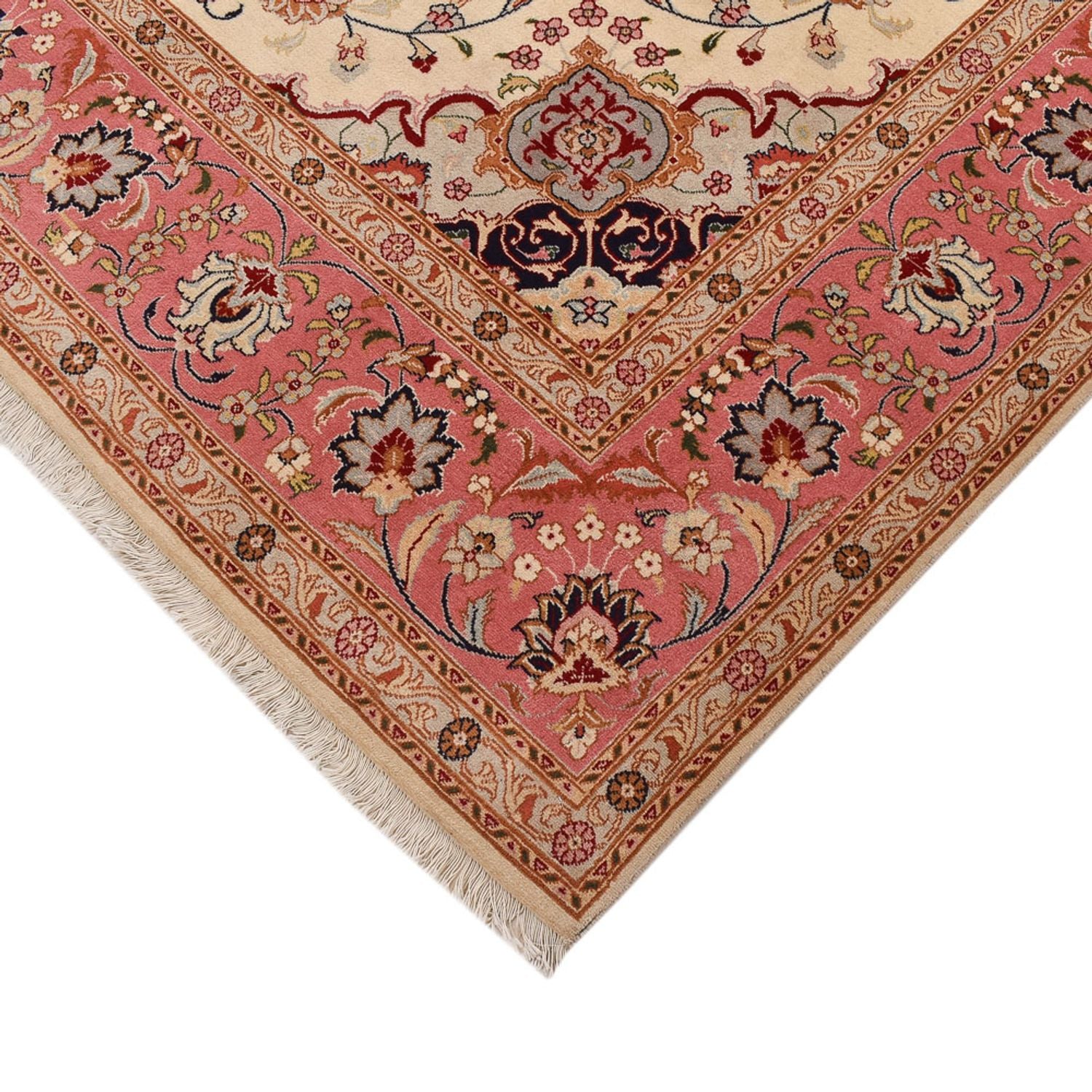 Persisk tæppe - Tabriz - Royal - 276 x 254 cm - sand