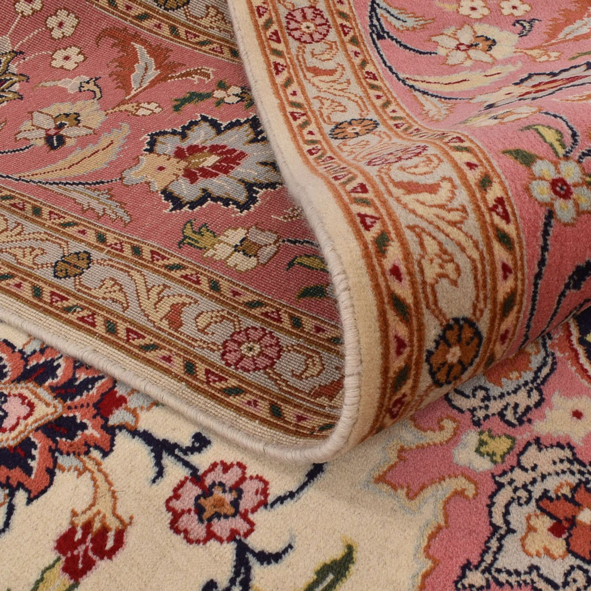 Persisk tæppe - Tabriz - Royal - 276 x 254 cm - sand