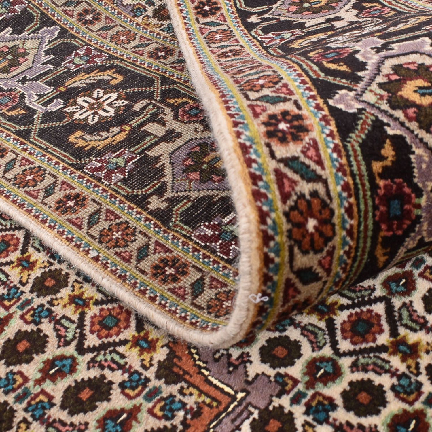 Persisk tæppe - Tabriz - Royal firkantet  - 203 x 198 cm - lys brun