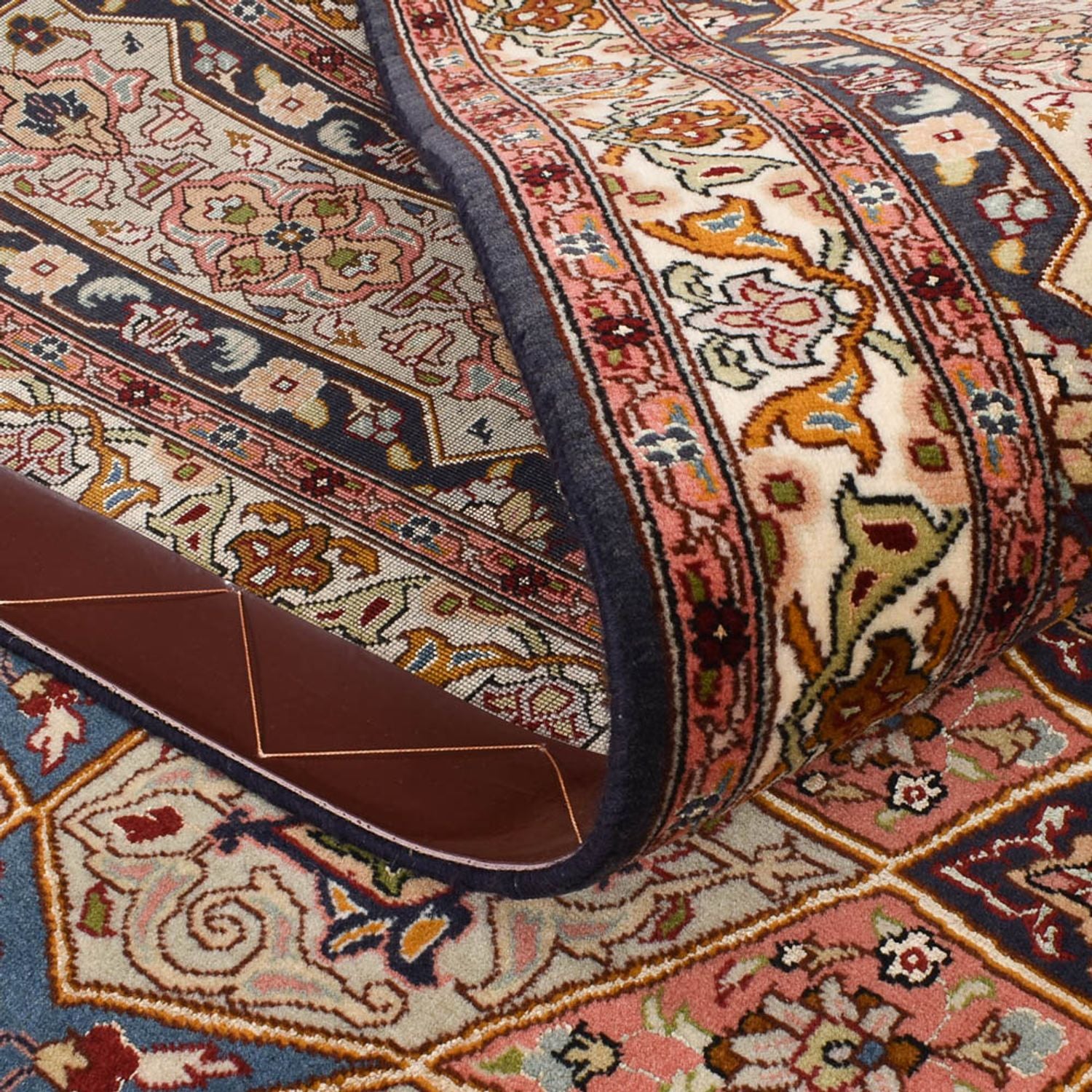 Persisk tæppe - Tabriz - Royal - 263 x 252 cm - mørk beige