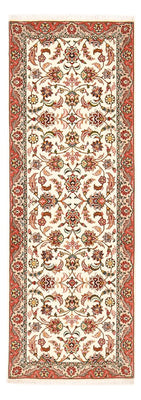 Løber Persisk tæppe - Tabriz - Royal - 202 x 69 cm - creme