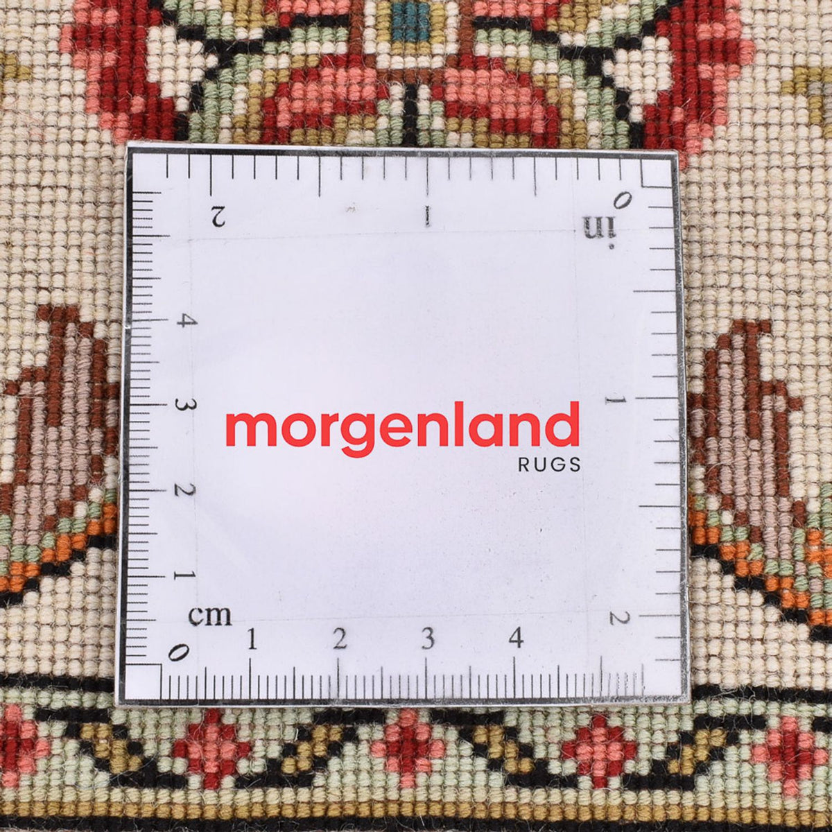 Løber Persisk tæppe - Tabriz - Royal - 202 x 69 cm - creme