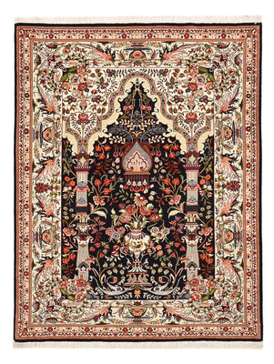 Persisk tæppe - Tabriz - Premium - 196 x 150 cm - flerfarvet