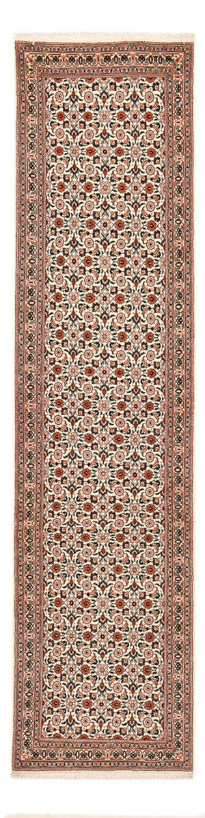 Løber Persisk tæppe - Tabriz - Royal - 304 x 74 cm - lys brun