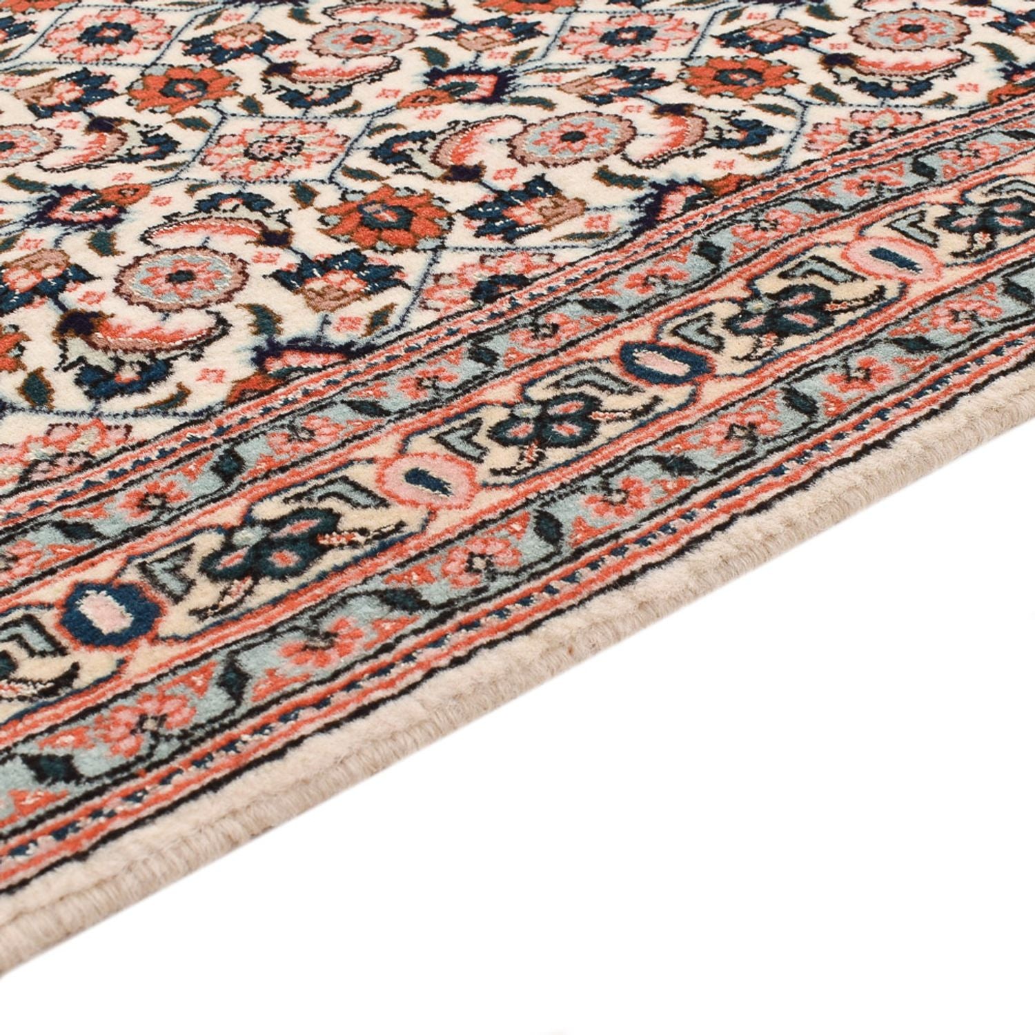 Løber Persisk tæppe - Tabriz - Royal - 304 x 74 cm - lys brun