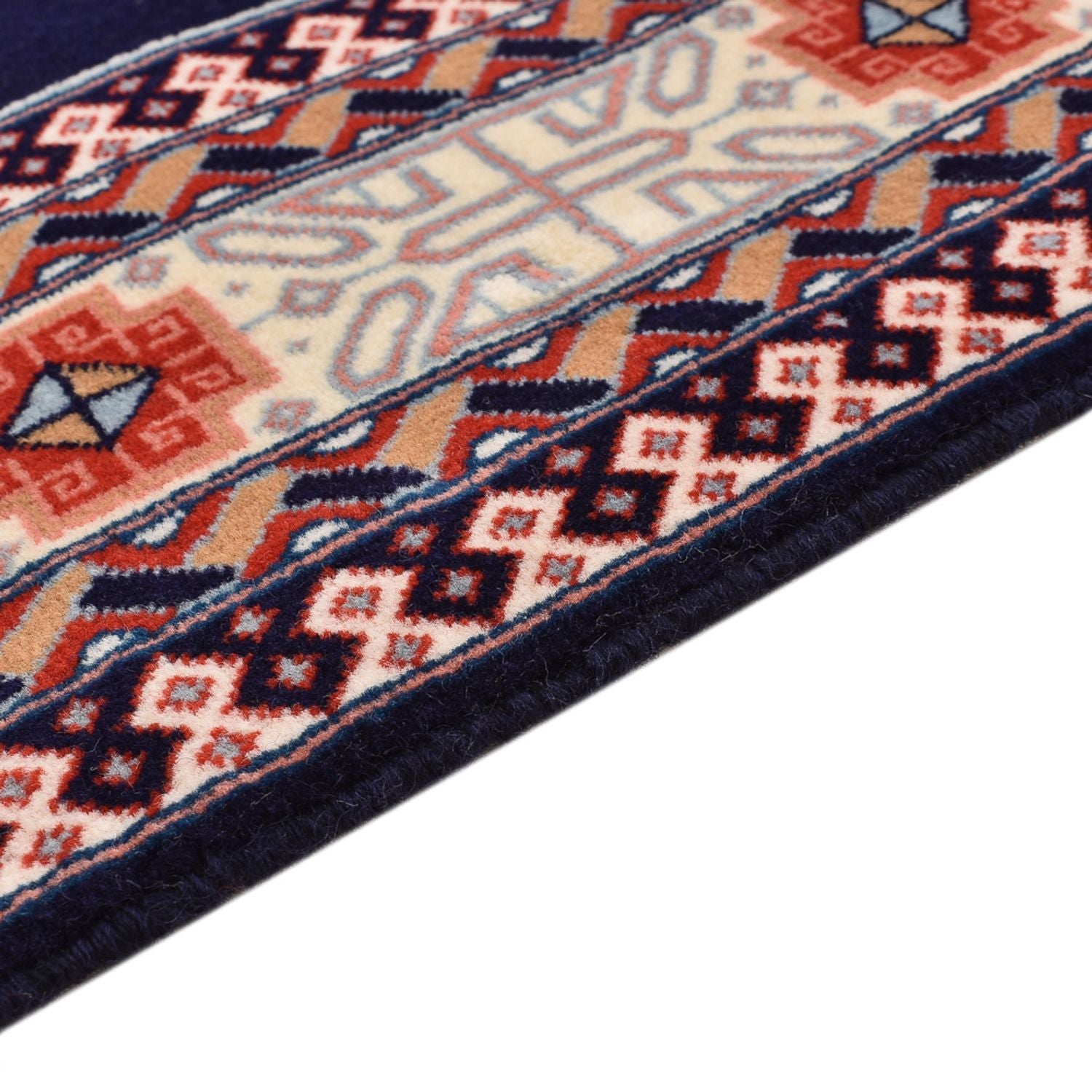 Løber Persisk tæppe - Tabriz - Premium - 186 x 72 cm - mørkeblå